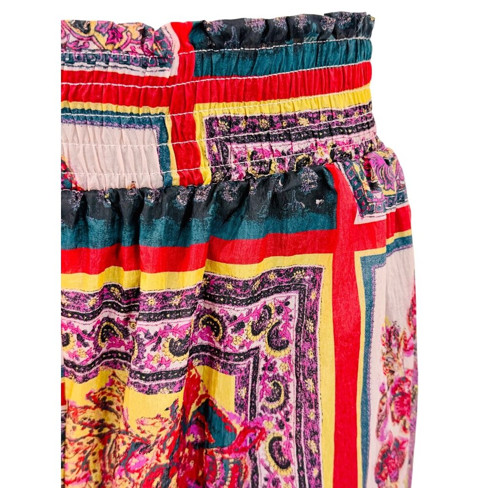 NWT Free People Movement Slouchy Multicolored Tapestry Printed Pants - Picture 4 of 16